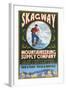 Skagway, Alaska - Mountaineering Chilkoot Trail-Lantern Press-Framed Art Print