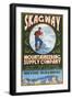 Skagway, Alaska - Mountaineering Chilkoot Trail-Lantern Press-Framed Art Print