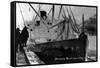 Skagway, Alaska - Princess Norah Ship Arriving-Lantern Press-Framed Stretched Canvas