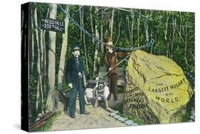 Skagway, Alaska - View of the Largest Gold Nugget in the World-Lantern Press-Stretched Canvas