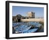 Skala of the Port, the Old Fishing Port, Essaouira, Historic City of Mogador, Morocco-De Mann Jean-Pierre-Framed Photographic Print