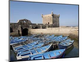 Skala of the Port, the Old Fishing Port, Essaouira, Historic City of Mogador, Morocco-De Mann Jean-Pierre-Mounted Photographic Print