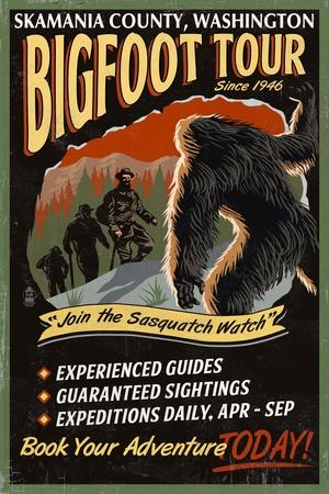 BIGFOOT Country Touring Poster of Northern California 
