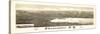 Skaneateles, New York - Panoramic Map-Lantern Press-Stretched Canvas