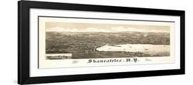 Skaneateles, New York - Panoramic Map-Lantern Press-Framed Art Print