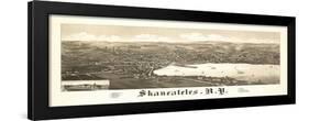 Skaneateles, New York - Panoramic Map-Lantern Press-Framed Art Print