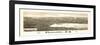 Skaneateles, New York - Panoramic Map-Lantern Press-Framed Premium Giclee Print