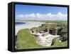 Skara Brae is a Neolithic village. Orkney islands, Scotland.-Martin Zwick-Framed Stretched Canvas