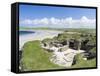 Skara Brae is a Neolithic village. Orkney islands, Scotland.-Martin Zwick-Framed Stretched Canvas