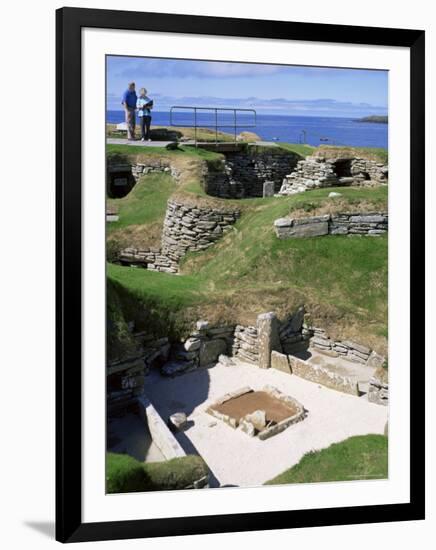 Skara Brae, Mainland, Orkneys, Scotland, United Kingdom-David Lomax-Framed Photographic Print