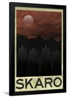 Skaro Retro Travel Poster Poster-null-Framed Poster