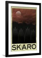 Skaro Retro Travel-null-Framed Art Print