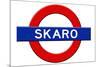 Skaro Subway Sign Travel Poster-null-Mounted Poster
