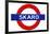 Skaro Subway Sign Travel Poster-null-Framed Poster