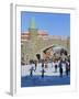 Skate Ring at the Entrance to the Old Town, Quebec City (UNESCO World Heritage Site), Canada-Keren Su-Framed Premium Photographic Print