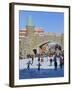 Skate Ring at the Entrance to the Old Town, Quebec City (UNESCO World Heritage Site), Canada-Keren Su-Framed Premium Photographic Print