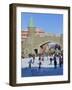 Skate Ring at the Entrance to the Old Town, Quebec City (UNESCO World Heritage Site), Canada-Keren Su-Framed Photographic Print