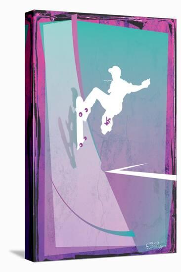 Skate-Sloane Addison  -Stretched Canvas