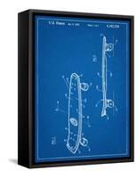 Skateboard Patent 1980-null-Framed Stretched Canvas
