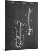 Skateboard Patent 1980-null-Mounted Art Print