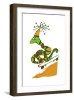 Skateboard Snake-Carla Martell-Framed Giclee Print