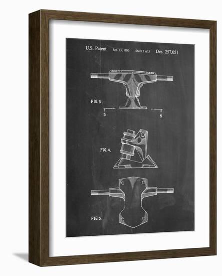 Skateboard Trucks Patent-null-Framed Art Print