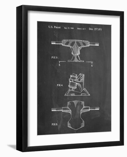 Skateboard Trucks Patent-null-Framed Art Print