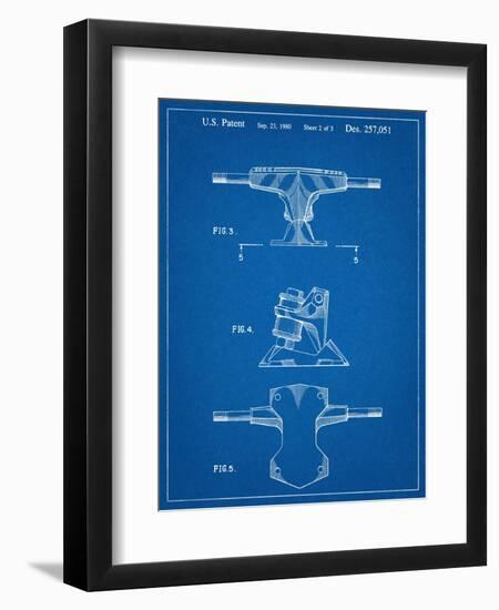 Skateboard Trucks Patent-null-Framed Art Print