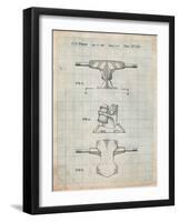 Skateboard Trucks Patent-Cole Borders-Framed Art Print