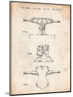 Skateboard Trucks Patent-Cole Borders-Mounted Art Print