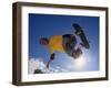 Skateboarder in Action on the Vert-null-Framed Premium Photographic Print