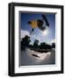 Skateboarder in Action on the Vert-null-Framed Premium Photographic Print