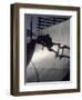 Skateboarder in Action on the Vert-null-Framed Photographic Print