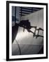 Skateboarder in Action on the Vert-null-Framed Photographic Print