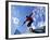 Skateboarder in Action on the Vert-null-Framed Photographic Print