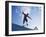 Skateboarder in Action on the Vert-null-Framed Photographic Print