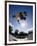 Skateboarder in Action on the Vert-null-Framed Photographic Print