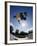 Skateboarder in Action on the Vert-null-Framed Photographic Print