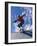 Skateboarder in Action on the Vert-null-Framed Photographic Print