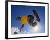 Skateboarder in Action on the Vert-null-Framed Photographic Print