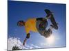 Skateboarder in Action on the Vert-null-Mounted Photographic Print