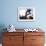 Skateboarder in Midair Knocking Over a Cone-null-Framed Photographic Print displayed on a wall