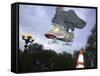 Skateboarder in Midair-null-Framed Stretched Canvas