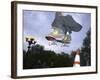 Skateboarder in Midair-null-Framed Photographic Print