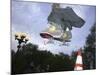 Skateboarder in Midair-null-Mounted Photographic Print