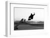 Skateboarder Jumping in a Bowl of a Skate Park-Will Rodrigues-Framed Photographic Print