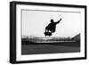 Skateboarder Jumping in a Bowl of a Skate Park-Will Rodrigues-Framed Photographic Print