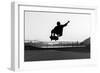 Skateboarder Jumping in a Bowl of a Skate Park-Will Rodrigues-Framed Photographic Print