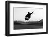 Skateboarder Jumping in a Bowl of a Skate Park-Will Rodrigues-Framed Photographic Print