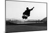 Skateboarder Jumping in a Bowl of a Skate Park-Will Rodrigues-Mounted Photographic Print